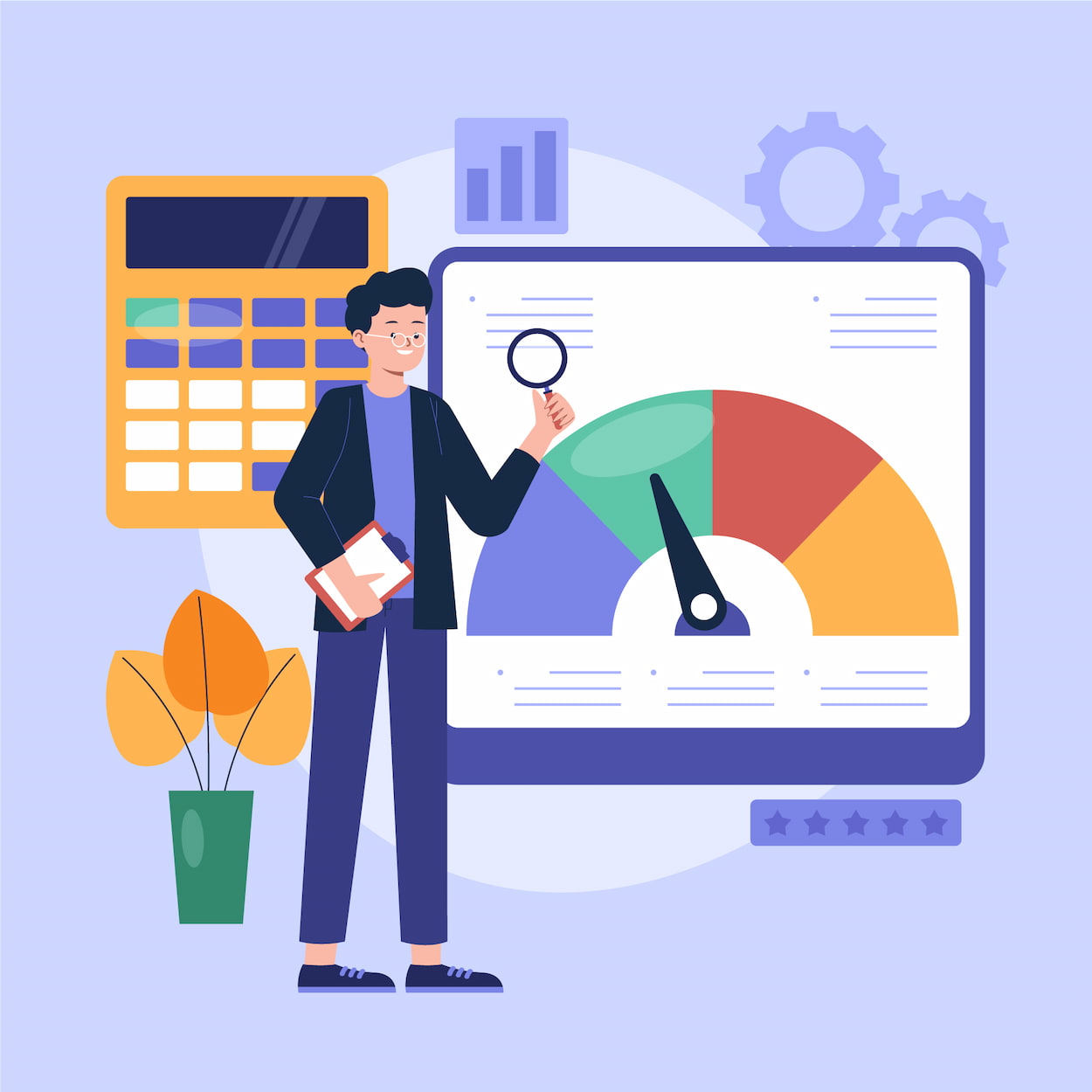 Le tableau de bord RH présente des graphiques et indicateurs de performance.