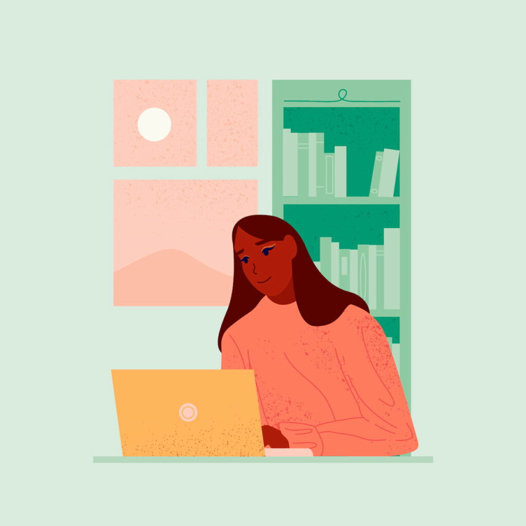 Un salarié prépare son rapport d'étonnement suite à son onboarding.